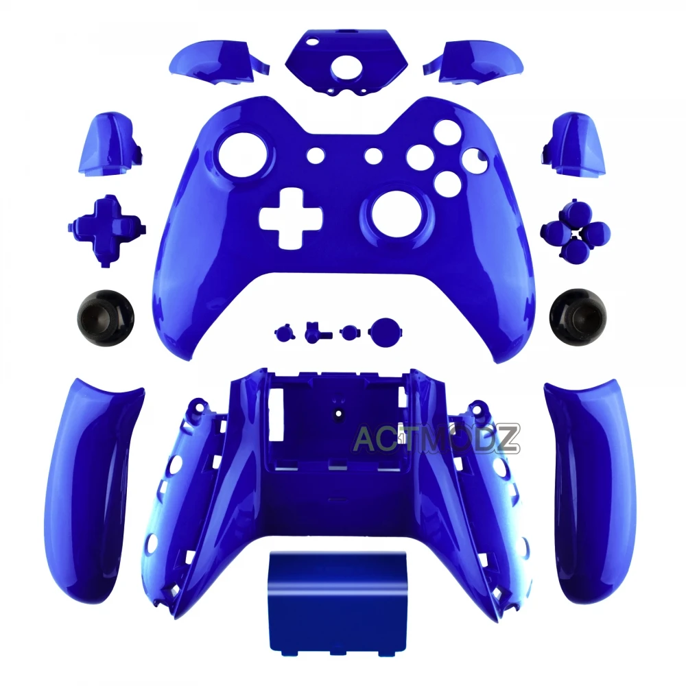 Полированная Блестящий Голубой ремонт В виде ракушки и комплект для Xbox один