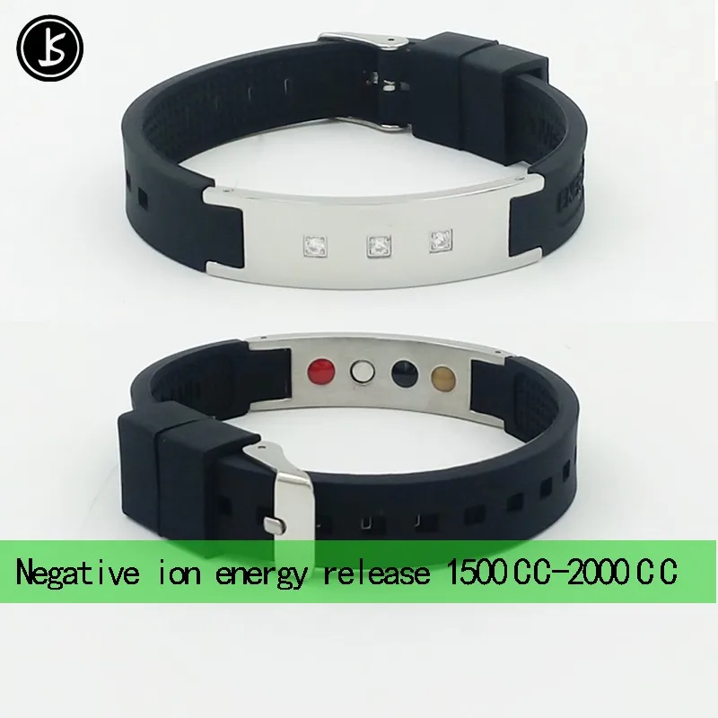 Био Магнитный ионное здоровье браслет 4 в 1 био-магнитный для спорта | Украшения и
