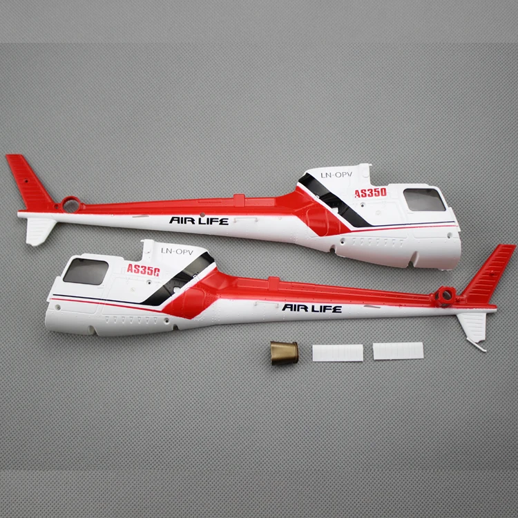 Основной навес корпуса Fuselage WL игрушки XK AS350 K123 Максимальная мощность 6CH бесщеточный двигатель 3D 6G Rc запасные части Аксессуары R/C Вертолет