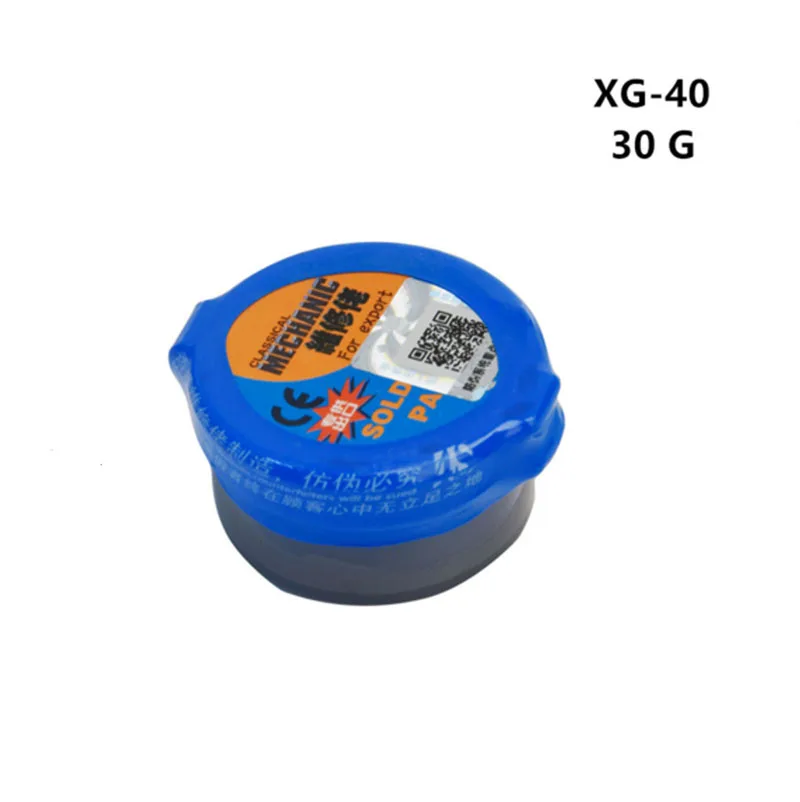 Механик паяльная сварки пастообразный флюс XG-50 XG-30 XG-40 SMD SMT инструмент паяльная станция поток Sn63/Pb37 инструмент для ремонта