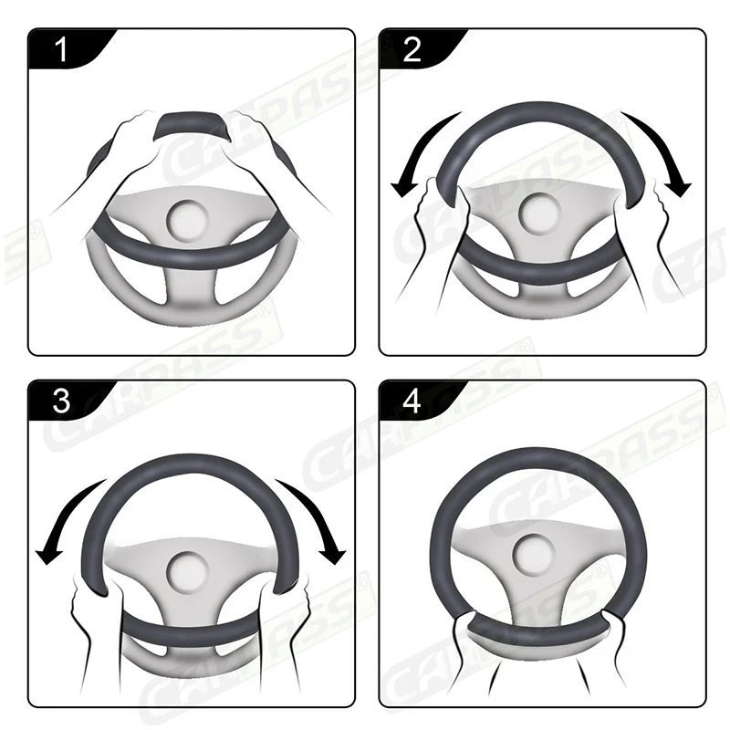 Чехол рулевого колеса автомобиля крутой легкий захват нескользящий