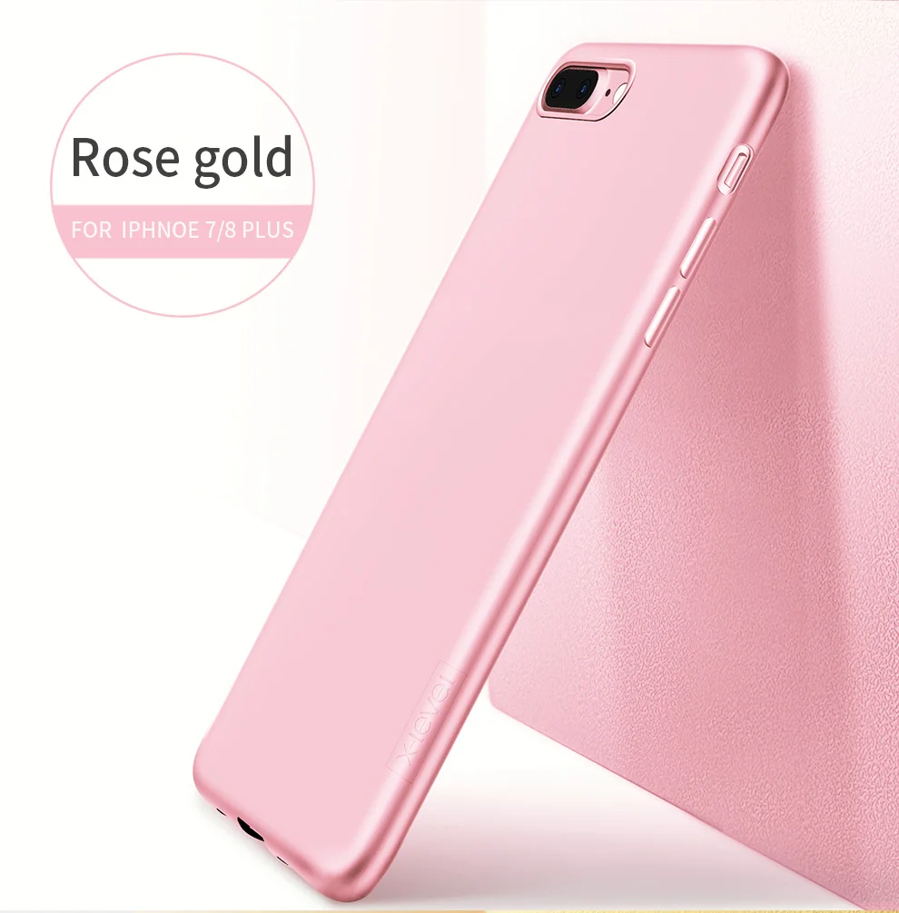 X-Level ТПУ чехол для телефона iPhone 7 8 Plus ультра тонкий защитный чехол для iPhone 7 8
