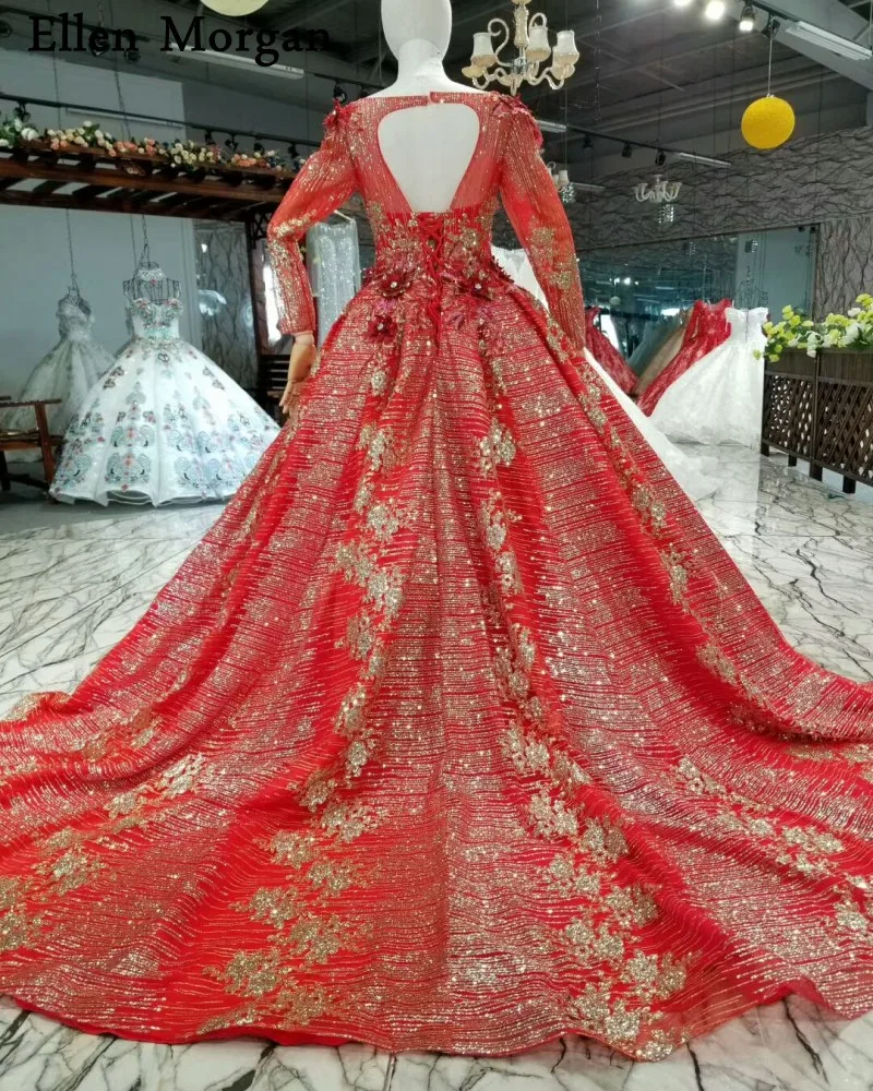 Мусульманские винтажные Свадебные платья с длинным рукавом 2019 Vestido De Noiva