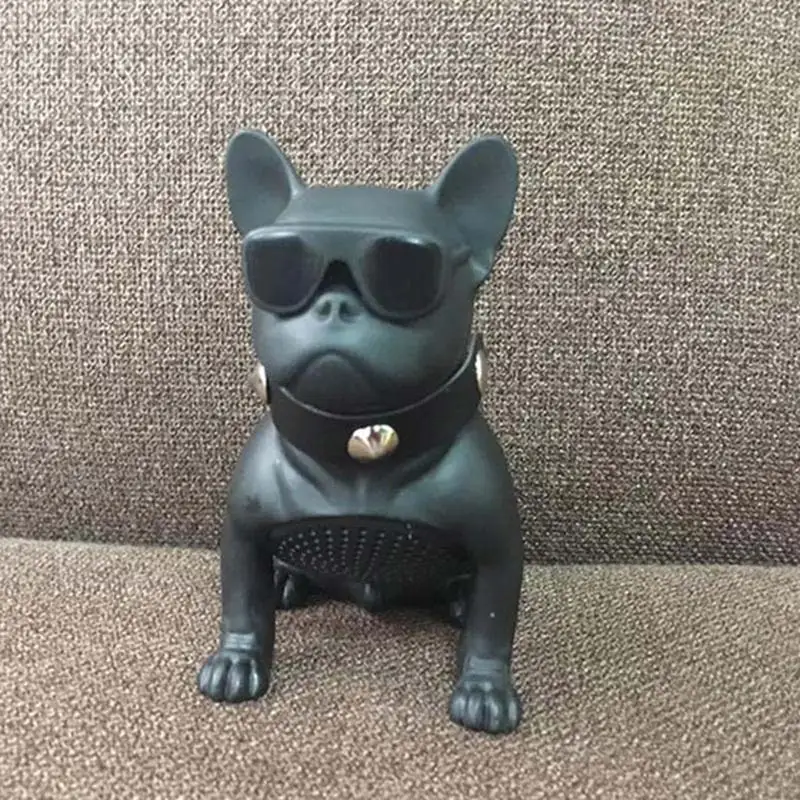 GYKZ Bulldog Bluetooth колонки 3,5 аудио соединение TF карта металлический портативный громкоговоритель коробка 8 Вт 10 м ссылка сабвуфер колонки - Цвет: Фиолетовый