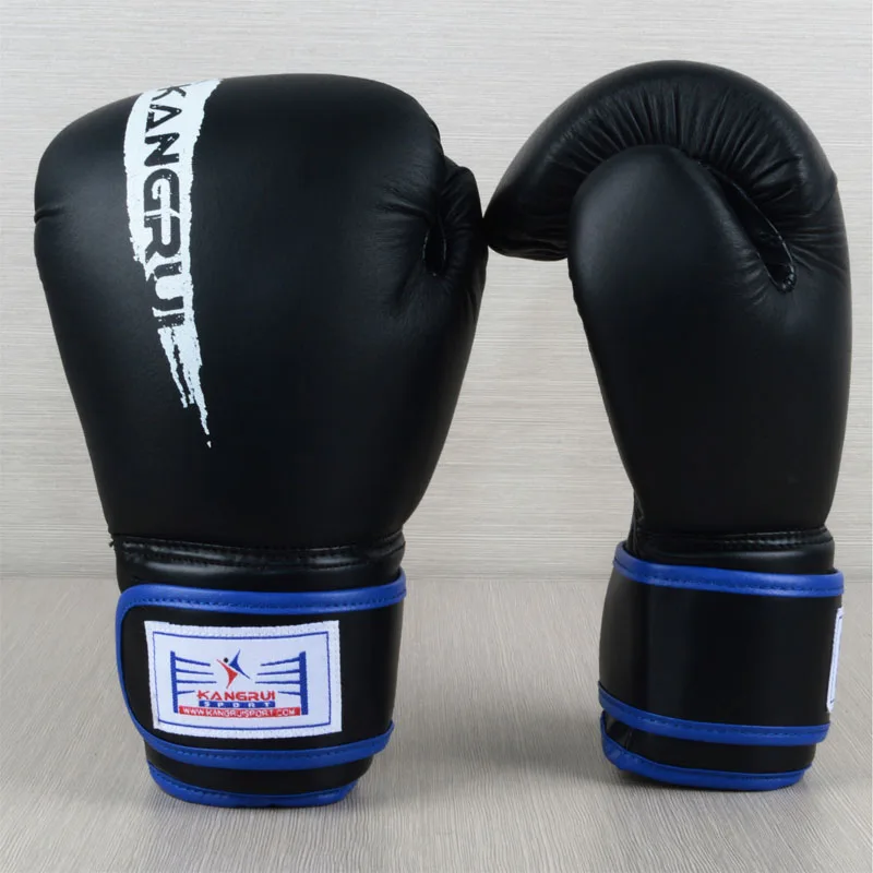 Высокое качество свиная кожа боксерские перчатки легкие ММА подлинные для бокса