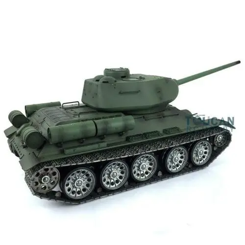 Henglong 1/16 FPV 6,0 советская T34-85 rc Танк 3909 360 турель металлический трек колеса TH16247