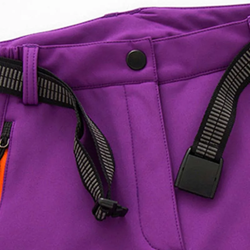 Facecozy женские Походные штаны зимние уличные спортивные флисовые для кемпинга