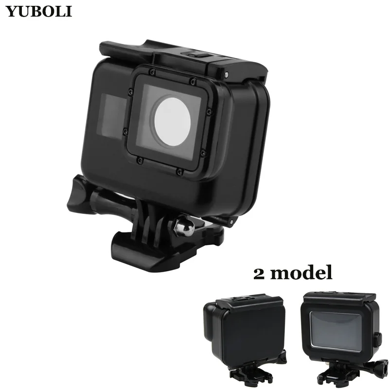 YUBOLI водонепроницаемый корпус чехол для Gopro Hero 5+ задняя крышка с сенсорным экраном для Gopro Go pro Hero 5 Gopro5 черная Экшн-камера