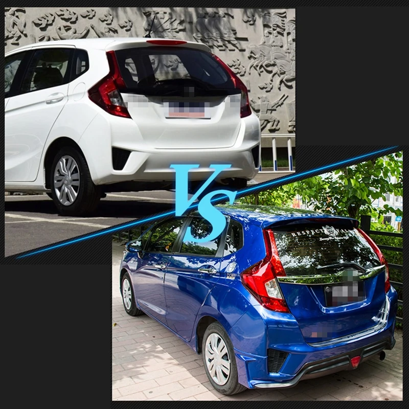 Для HONDA FIT JAZZ 2016-2018 защита заднего бампера противоскользящая накладка задняя