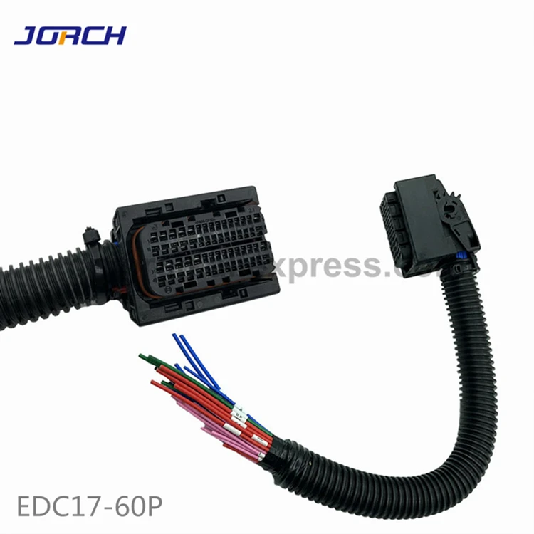 EDC17-60pin 1 комплект EDC17 автомобильный 94Pin 60Pin ECU разъем ПК гнездо на плату с жгутом проводов общая Соединительная шина для Bosch - Цвет: EDC17-60pin