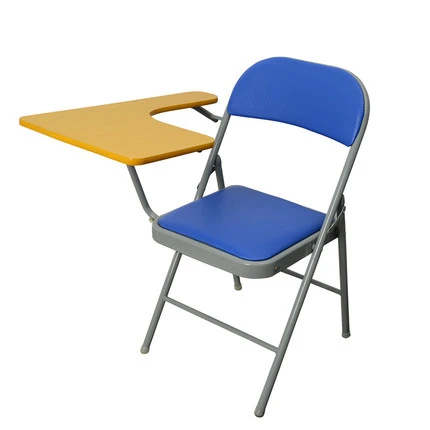 

High Quality Folding Office Chair Portable Office Meeting Conference Chair With Writing Board Stable Household Computer Chair