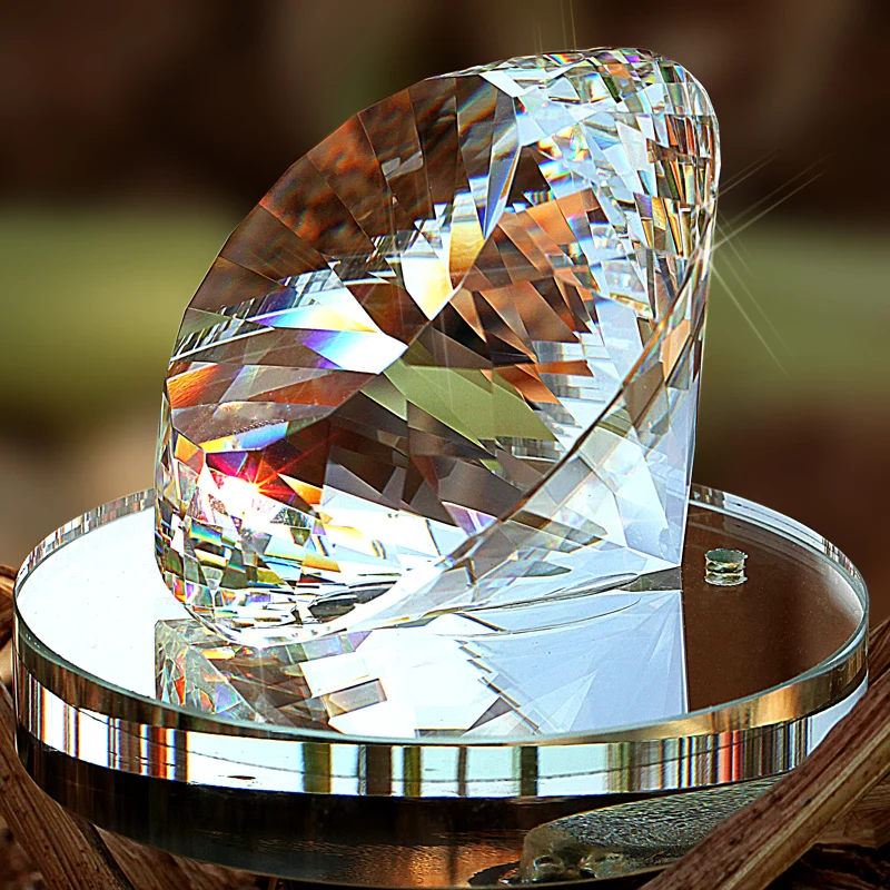 Большой стеклянный флакон для духов XINTOU с кристаллами сверкающие Свадебные