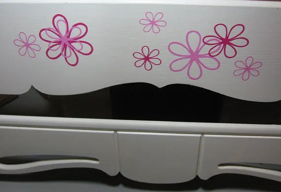 Wall Decals Daisy Flower Stickers Vinyl Girls Room Art Baby Bedroom Decor 8PCS T180312 | Дом и сад