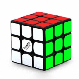 BLACK QIYI Valk3 Мощность м Магический кубик 3х3х3, магнитный Скорость головоломка конкурс куб, обучающие игры - Цвет: BLACK