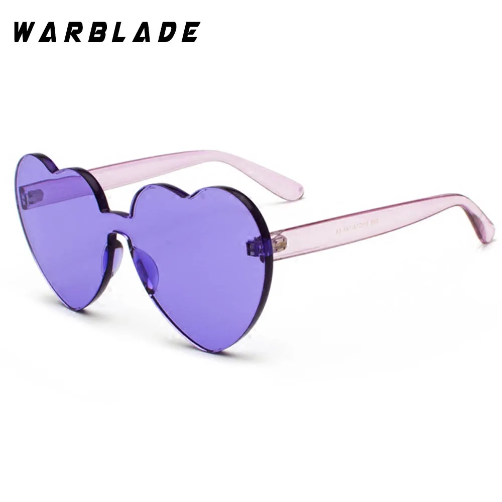 Heart Sunglasses for Ladies 2018 Hot Fashion Integrated UV Candy Eight Colour Steampunk Goggles Alloy+Resin Small | Аксессуары для