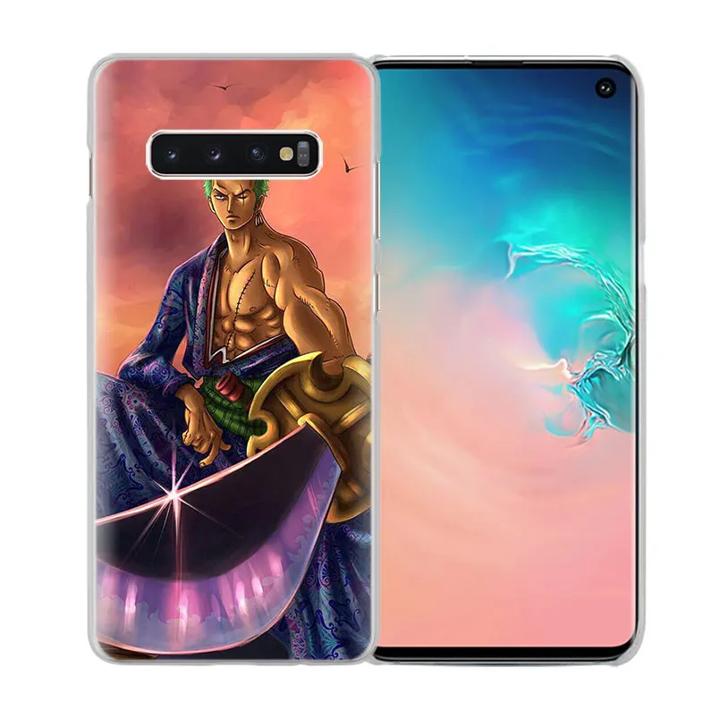 Одна деталь Зоро, Луффи телефон чехлы для samsung Galaxy S10e S10 плюс S8 S9 плюс S6 S7 край A40 A50 A70 M20 случае Coque