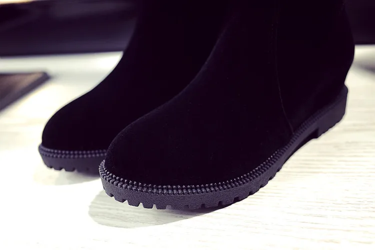 Г. Botas Mujer, большой размер 34-43, фирменный дизайн, разноцветные ботфорты выше колена осенне-зимние X61-31 на толстой платформе