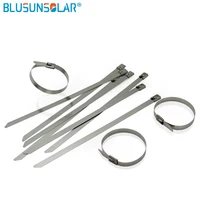 1000 Pcs A Lot High Quality 304 STAINLESS STEEL CABLE TIES LOCK TIE WRAP 4.6*750MMSolar
