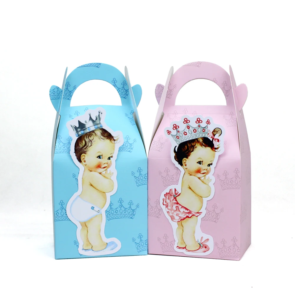 

Royal Baby Favor Box Candy Box Gift Box Cupcake Box Boy Kids Birthday Party Supplies Decoration Event Party Supplies