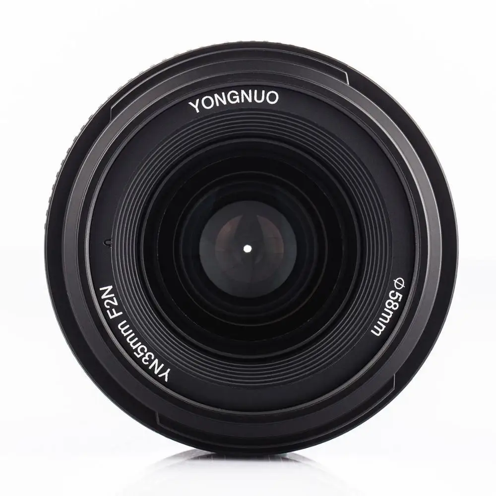 Объектив YONGNUO YN 35 мм F2N широкоугольный AF/MF фиксированный фокус для Nikon D7200 D7100 D7000 D5300