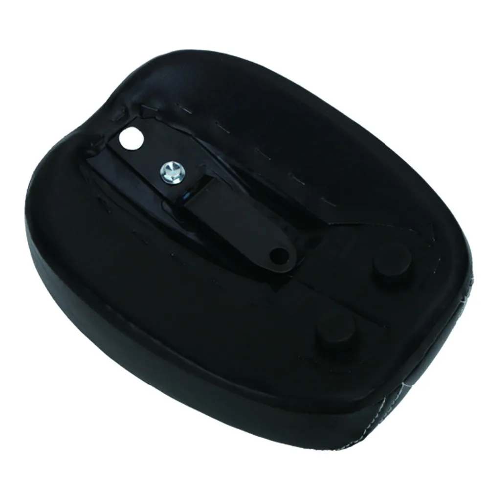 Белый шить мотоцикл пассажирский заднего сиденья кожа Pillon для Harley семьдесят