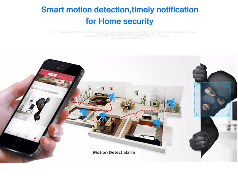 Tendway мини-видеокамеры wifi 720P IP камера беспроводная маленькая CCTV инфракрасная камера ночного видения с функцией обнаружения движения Слот для sd-карты аудио приложение