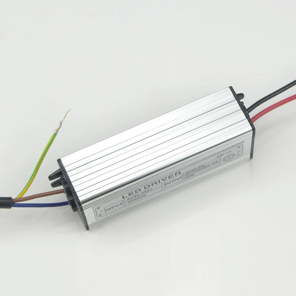 1X30 W AC 85-265V к DC 22 V-38 V 900mA источник питания светодиодный трансформатор освещения для светодиодной ленты IP67 водонепроницаемый адаптер