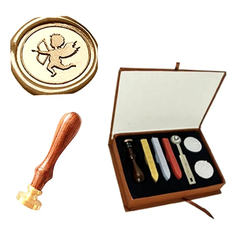 Ангел Купидон стрельба из лука Пользовательский логотип фотография Свадебное