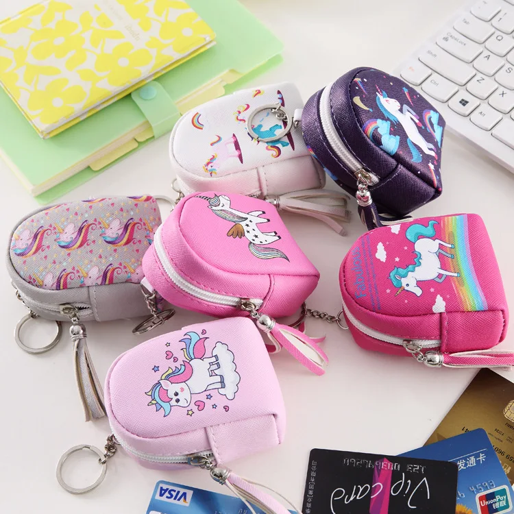 Мультяшный Кошелек для монет my little pony, Женская мини-гарнитура, сумка для кредитных карт, ручная сумка для ключей, маленький кошелек, Модная Портативная сумка
