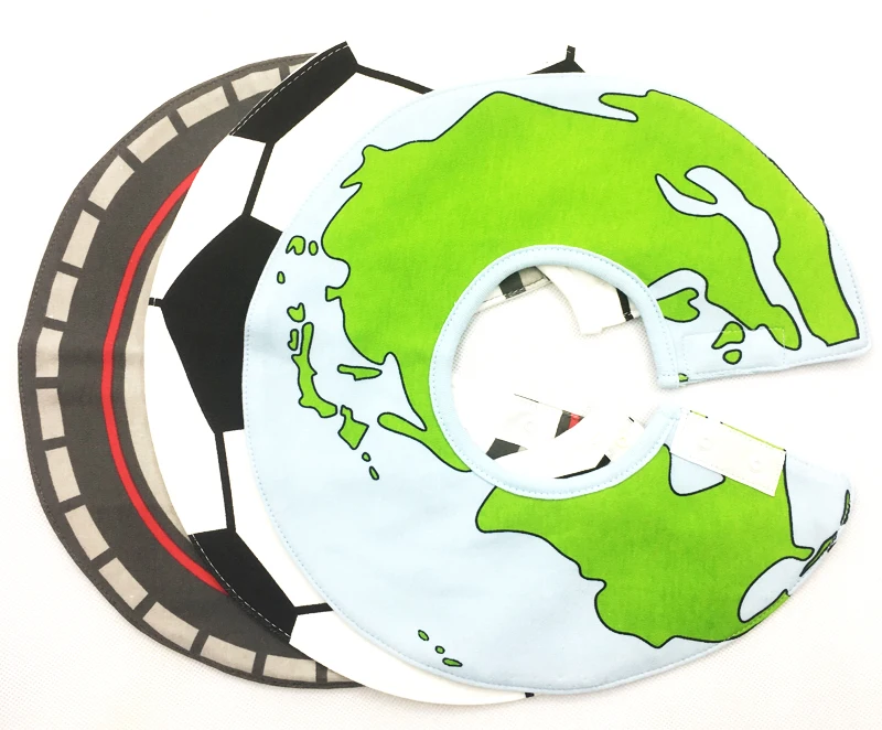 Нагрудники для новорожденных с возможностью поворота на 360 градусов хлопковые