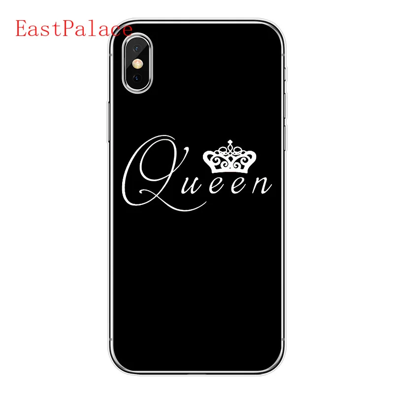 Fashion King and Queensnake Couple Printing Soft Plastic Case for IPhone X XS 8 7 6 6S Plus 5 5s Se Phone Tpu Cases Back Cover |