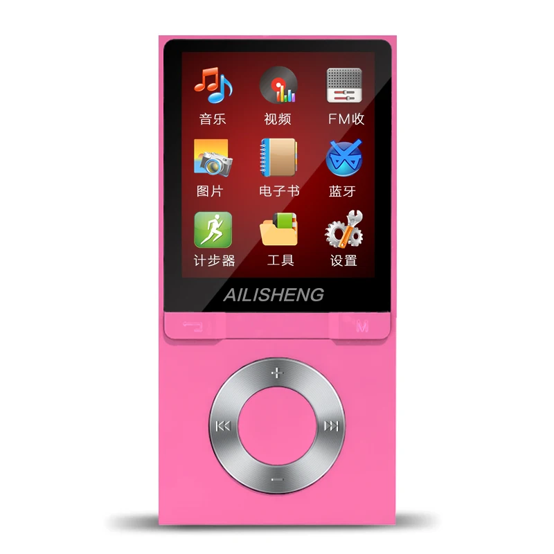 Новый 8 Гб Bluetooth 4 1 MP3 музыкальный плеер ультра тонкий дюймовый цветной экран HiFi