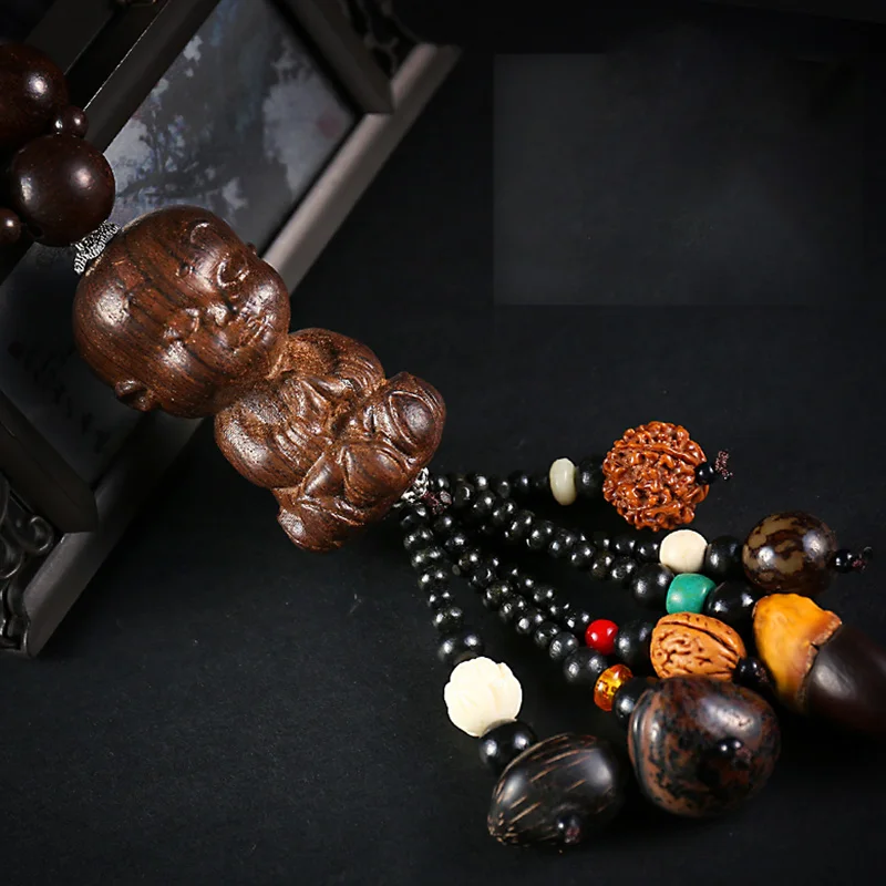 Автомобильный кулон Будда бисер благословение мир украшение интерьера