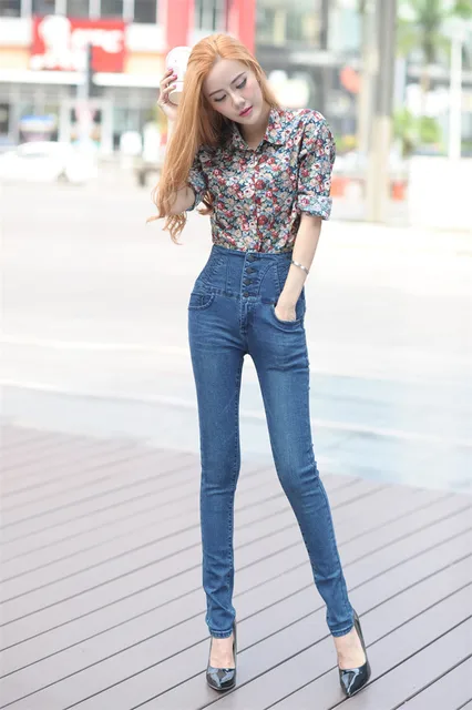 New Summer Style Women Lady High Waist 