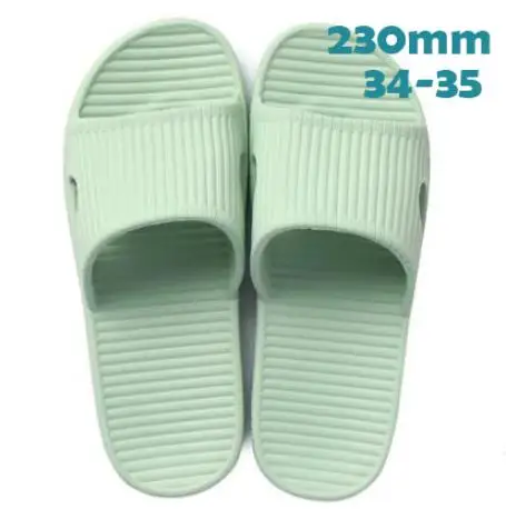Light green 230mm Xiaomi youpin/тапочки; мягкие женские, мужские, детские сандалии; нескользящие домашние тапочки для душа; Детские повседневные тапочки для семьи - Цвет: Light green 230mm
