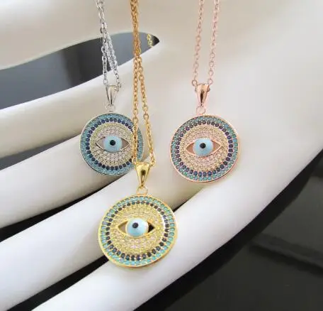 Акция 100% Стерлинговое Серебро 925 пробы много цветов голубой глаз модные турецкие