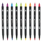 Маркеры художественные с двойной кистью, ручки для дизайна, 96 цветов, 1 шт.