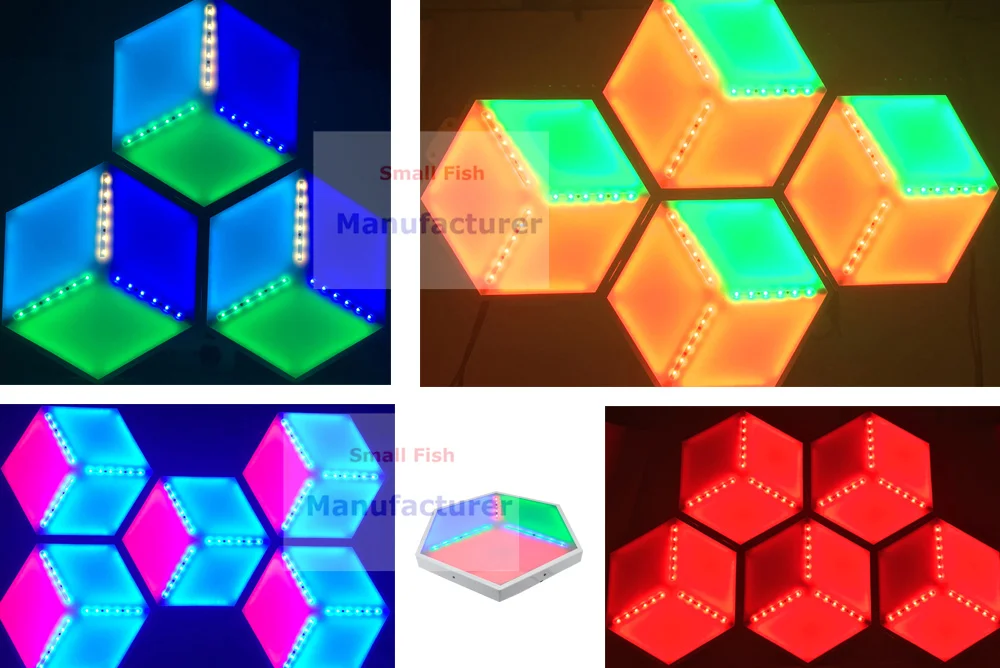 4xlot 3D Vision панель 126X5050 SMD RGB полноцветный светодиодный сценический эффект