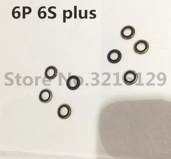 

100pcs New Back Camera Lens Rear Camera Glass Lens Frame For IPhone 6 plus 6S plus gold silver gray color with lens Replacement