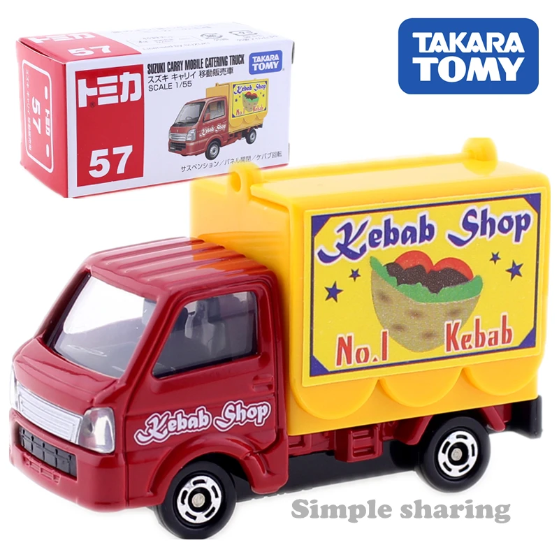 Takara Tomy Tomica no.57 Suzuki переноска мобильное Питание Грузовик модель комплект кебаб