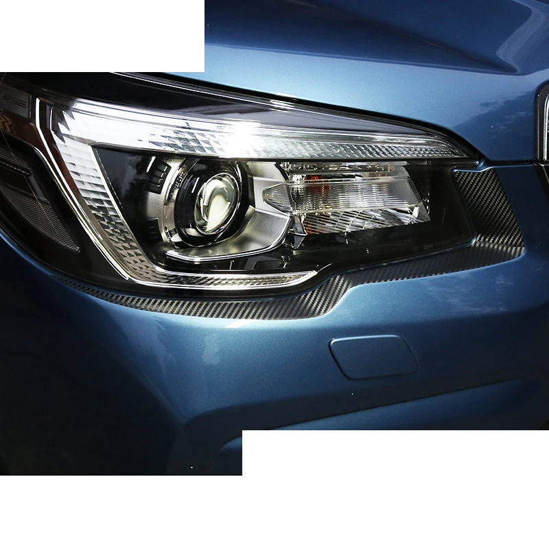 Lsrtw2017 углеродное волокно ПВХ автомобильные фары планки наклейка пленка для subaru