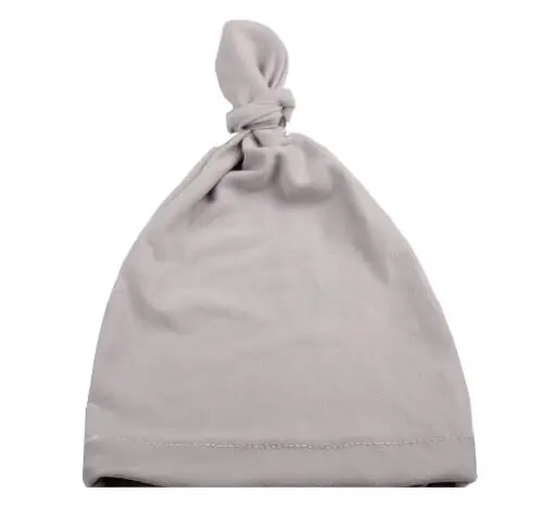 New 10 Colors Cotton Baby Knotted Hat Children Caps Sleep Unisex Girls Boys Hats For Newborn Photography Props | Детская одежда и