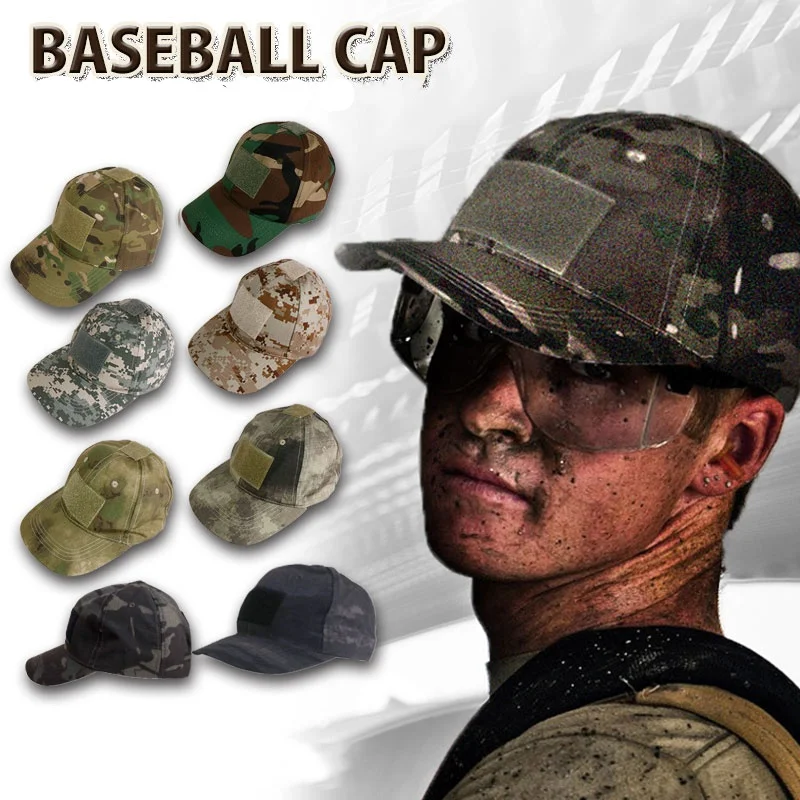 

Camouflage Military Army Baseball Caps Tactical Cap Mens Browning Camo Snapback Hat Outdoor Sport Fishing Hunting Hats