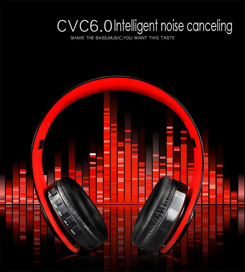 Новый Портативный Беспроводной наушники Спорт bluetooth стерео Складная гарнитура