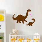 Виниловые наклейки на стену с динозаврами для мамы и ребенка, наклейки на стену с динозаврами для детской, p2039