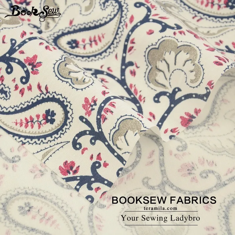 Booksew Новое поступление домашний текстиль 100% хлопок саржевая ткань для лоскутного