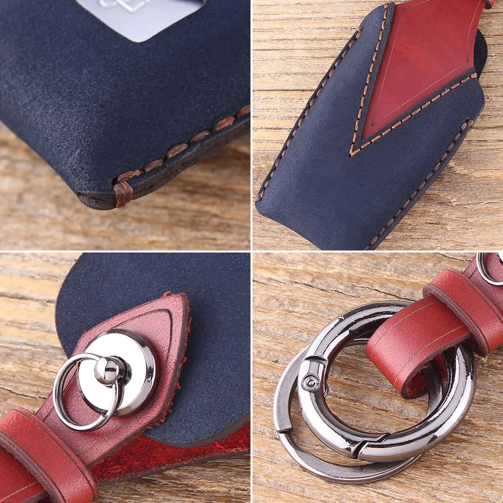 DANDKEY Genuine Leather Protector Key Case Cover Holder For BMW 5 GT F07 F10 F11 520 525 520I 530D E34 E60 E70 3 Button | Автомобили и