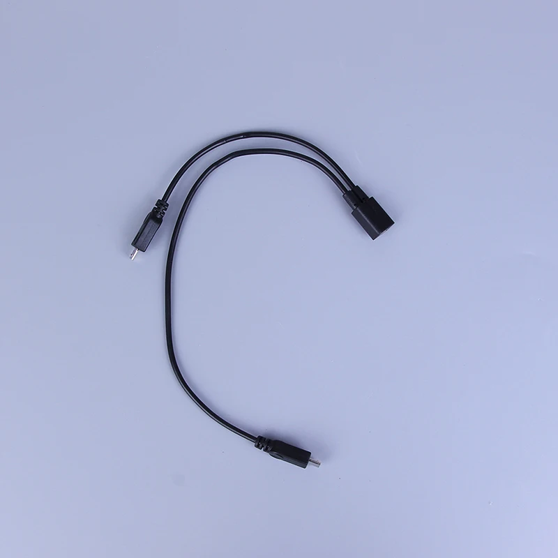 1 шт. разветвитель Micro USB 2 0 Y Мама-2 папа кабель для передачи данных Удлинительный