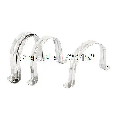 

4 шт. 2 отверстия Жесткая труба трубы ремни зажимы для 80 мм диаметр трубы