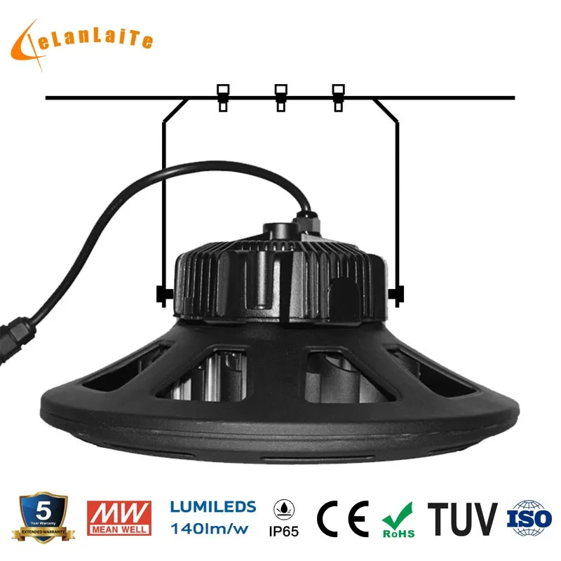 GLITE 140LM/W 80w 100w 150w 200w IP65 НЛО светодиодный подвесной светильник типа High Bay складская - Фото №1